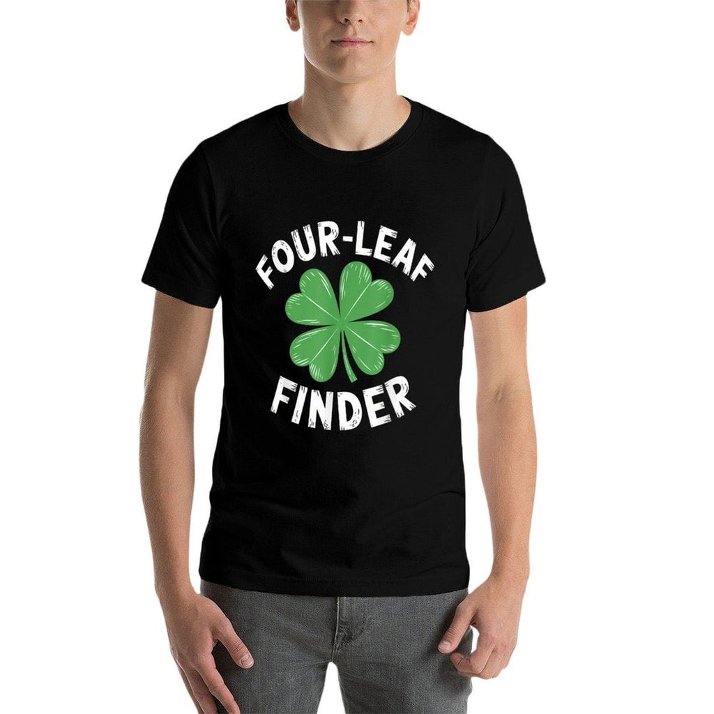 St. Patricks Day Four-Leaf Clover Finder  Easy-care T-Shirt