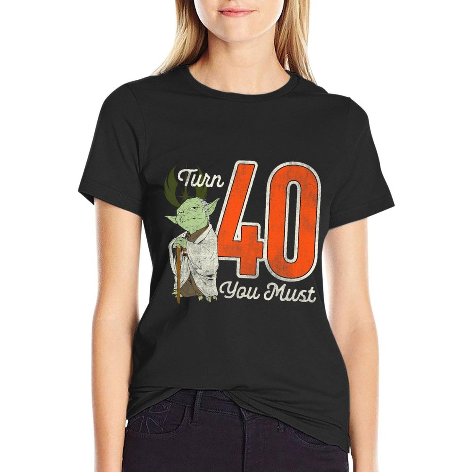 Star Wars Yoda 40th Birthday Premium  Stretchy T-Shirt