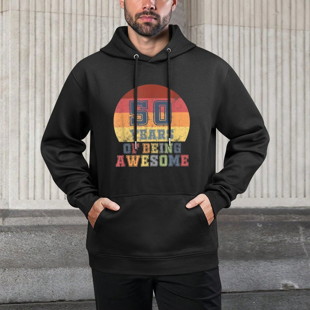 50th Birthday Women Mom Gift for 50 Year Old Dad Men Pilling-Resistant Hoodie