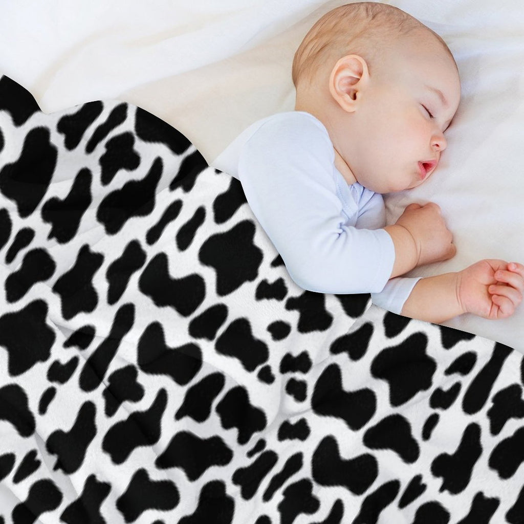 Cow Print Premium Throw Blanket