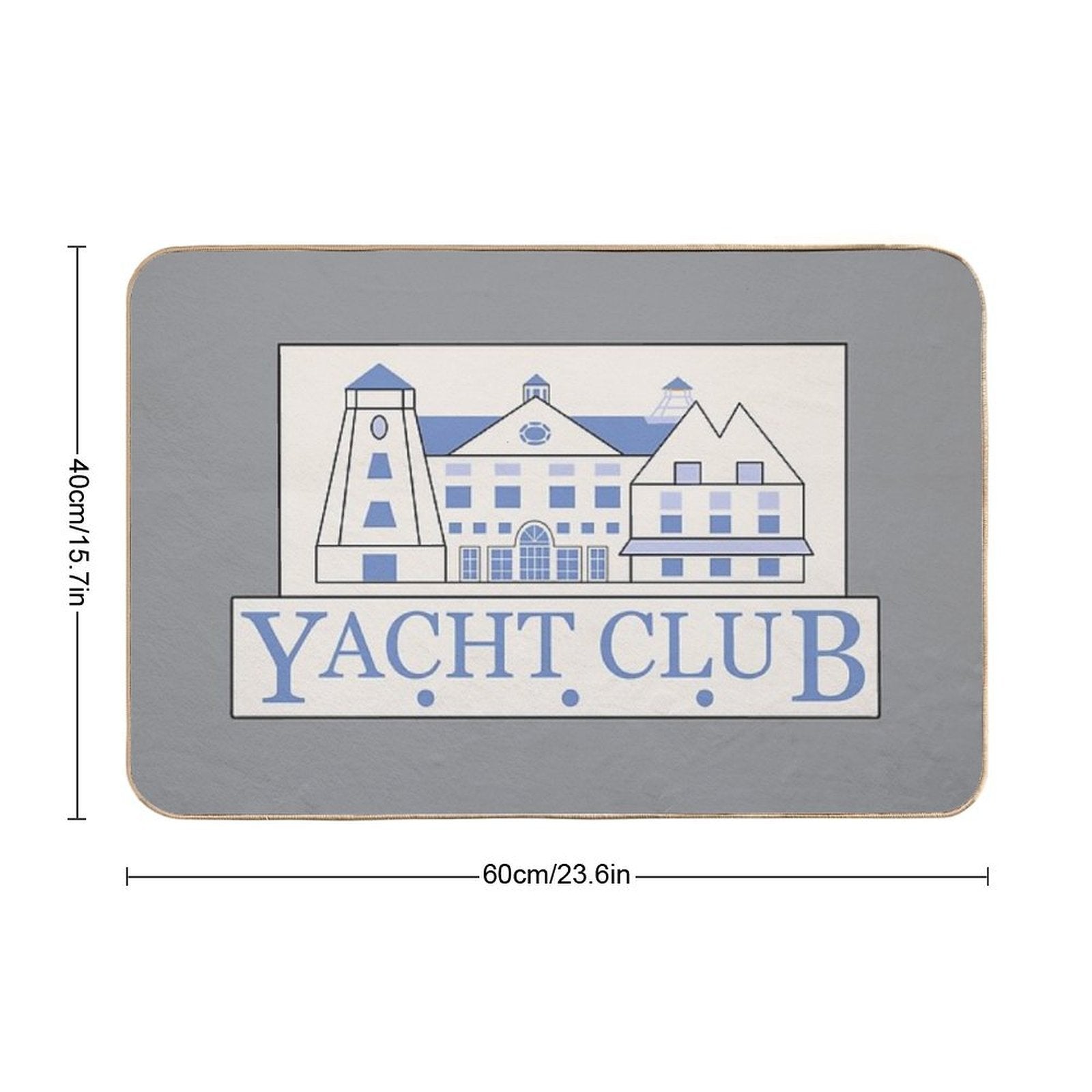 The Yacht Club  Eco-Friendly Bath Mat