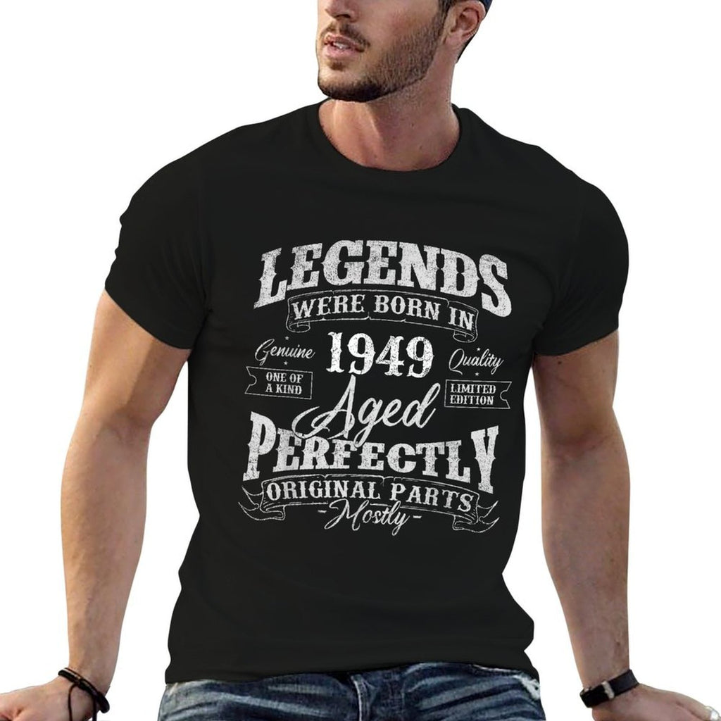 Legends Were Born In 1949 Year Of Birth Birthday  Stretchy T-Shirt