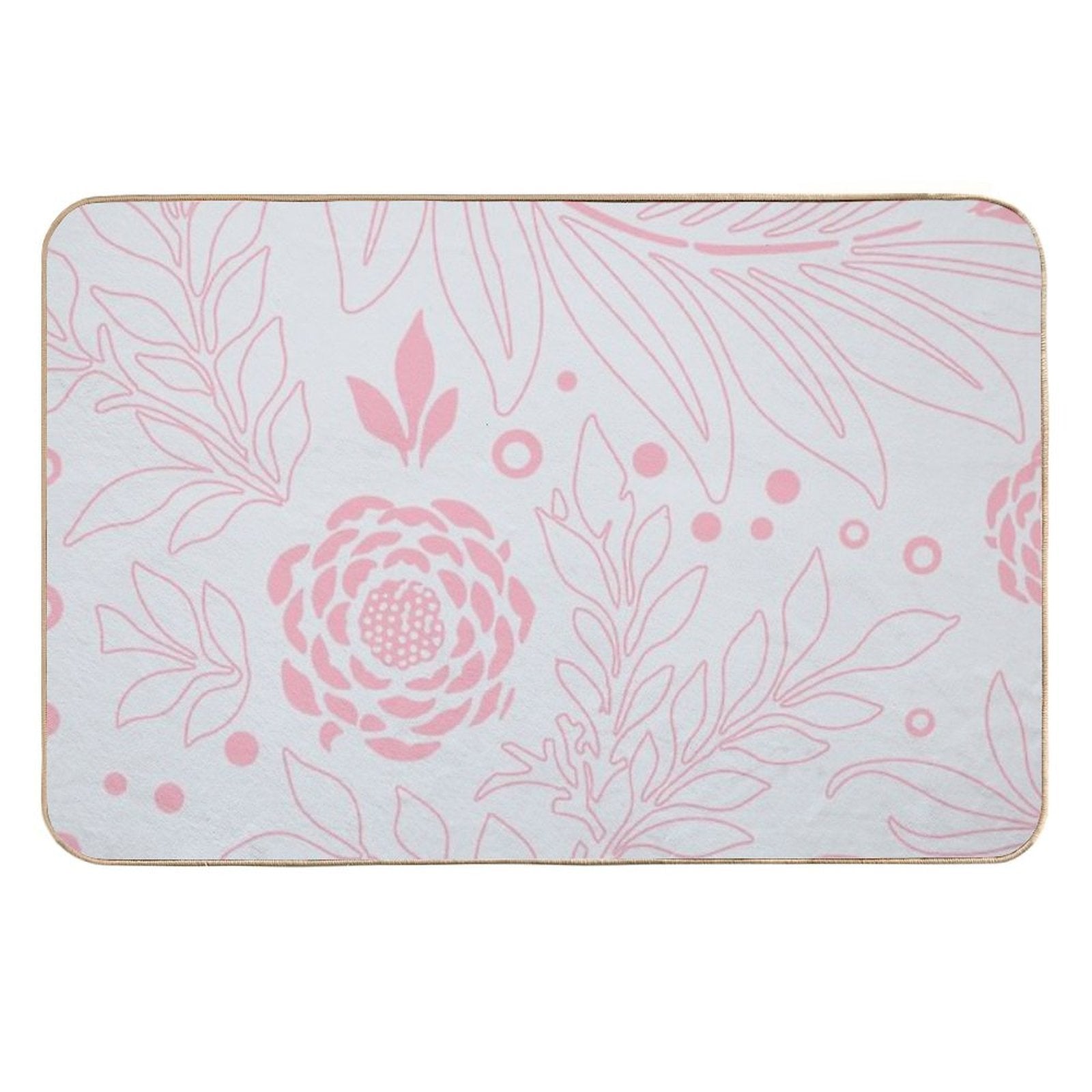 Floral Design 21  Multi-Purpose Bath Mat