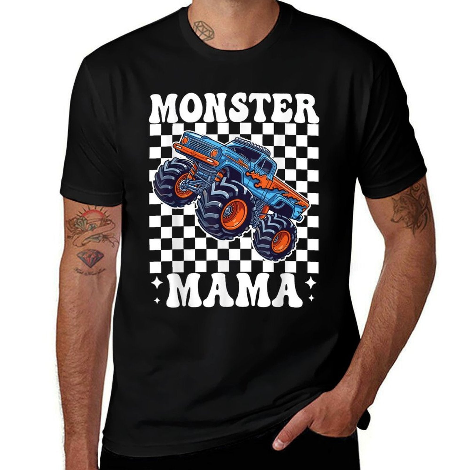 Monster Truck Mama Mom Monster Truck Are My Jam Truck Lovers  Breathable T-Shirt