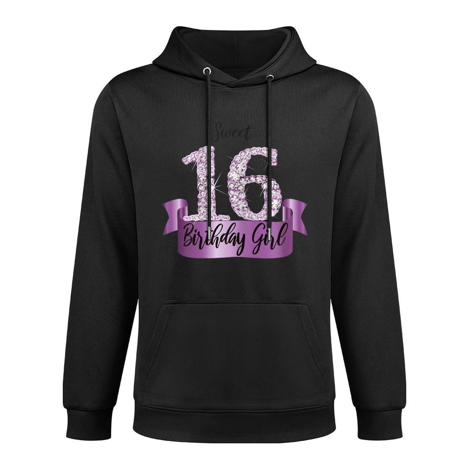 Cute Purple White Sweet 16 Style I 16th Birthday Outfit Pilling-Resistant Hoodie