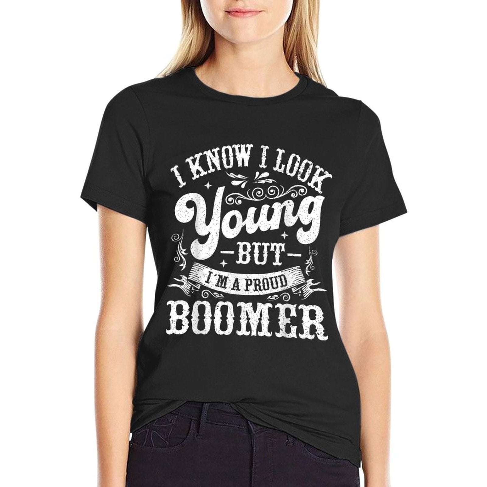 Milennial Meme Baby Boomer Accessories for Men Gen Z  Stretchy T-Shirt