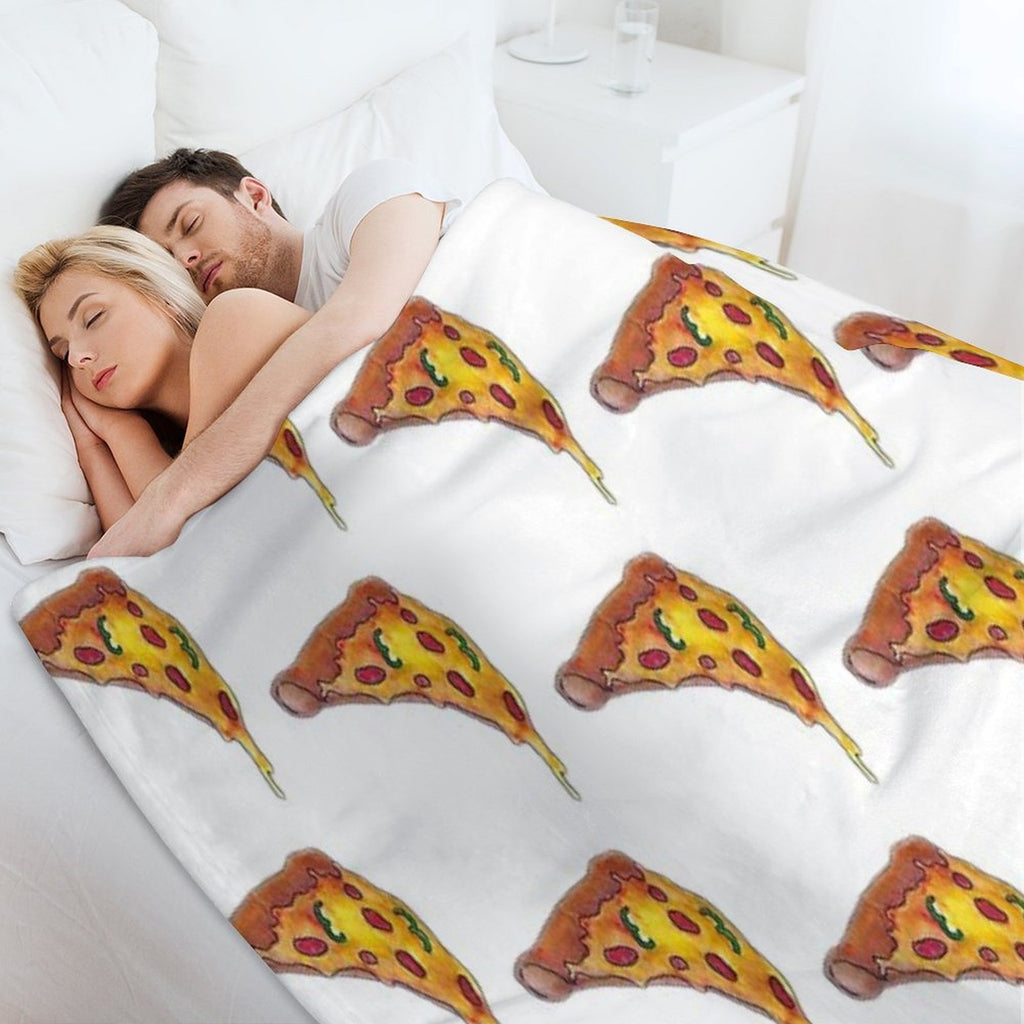 Pizza Slice Lightweight Throw Blanket