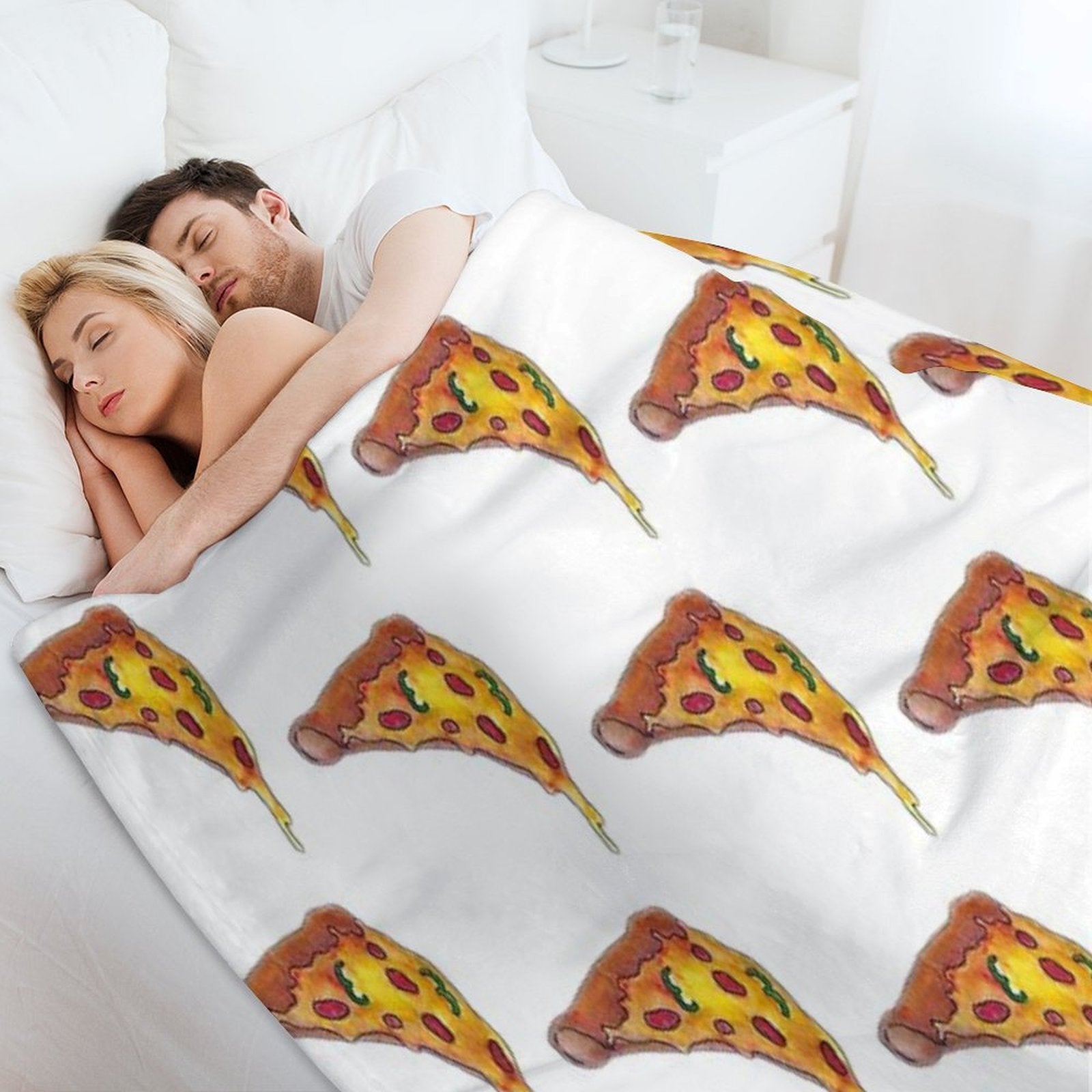 Pizza Slice Lightweight Throw Blanket