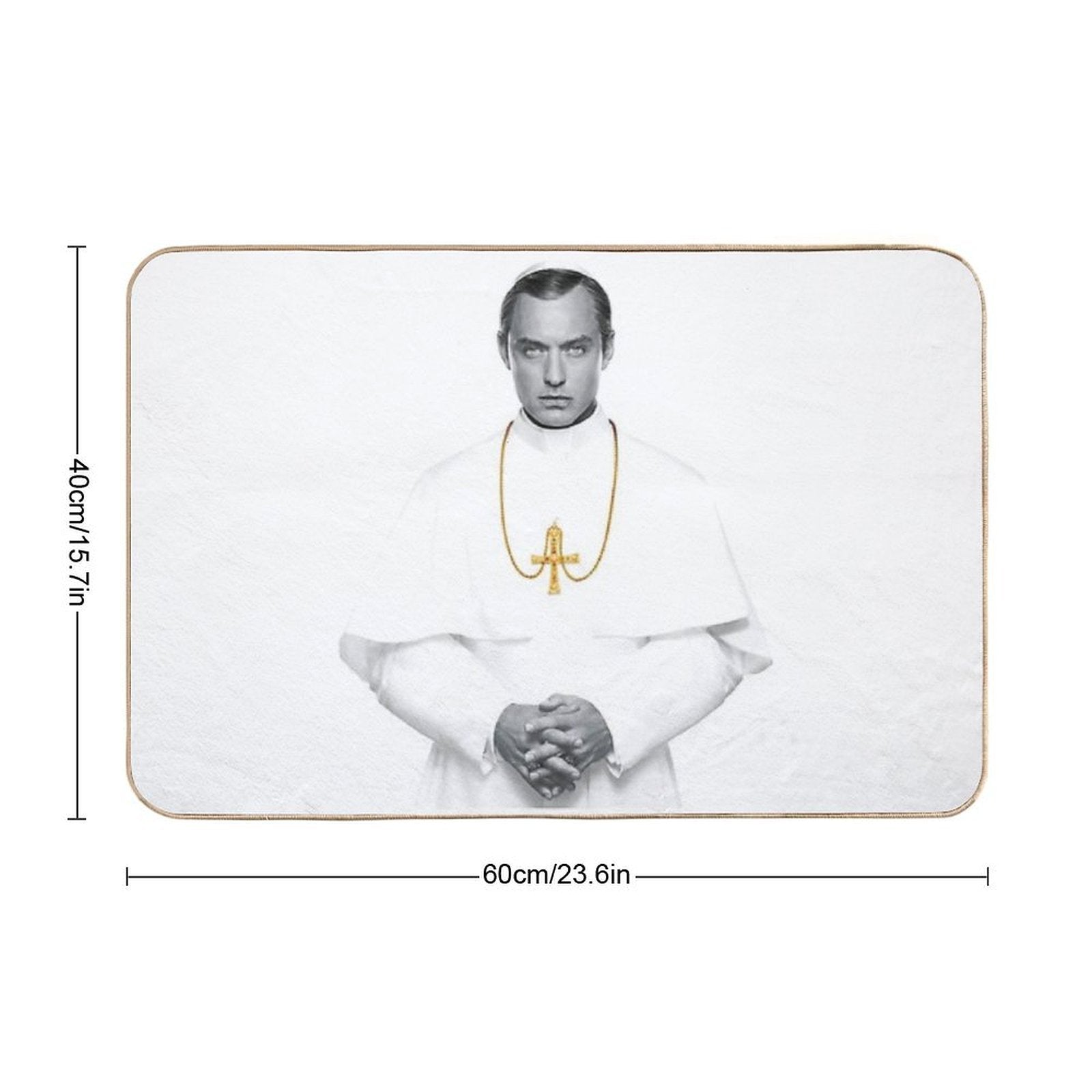 Lenny Belardo - Young Pope Pius XIII - Jude Law  High-Traffic Bath Mat