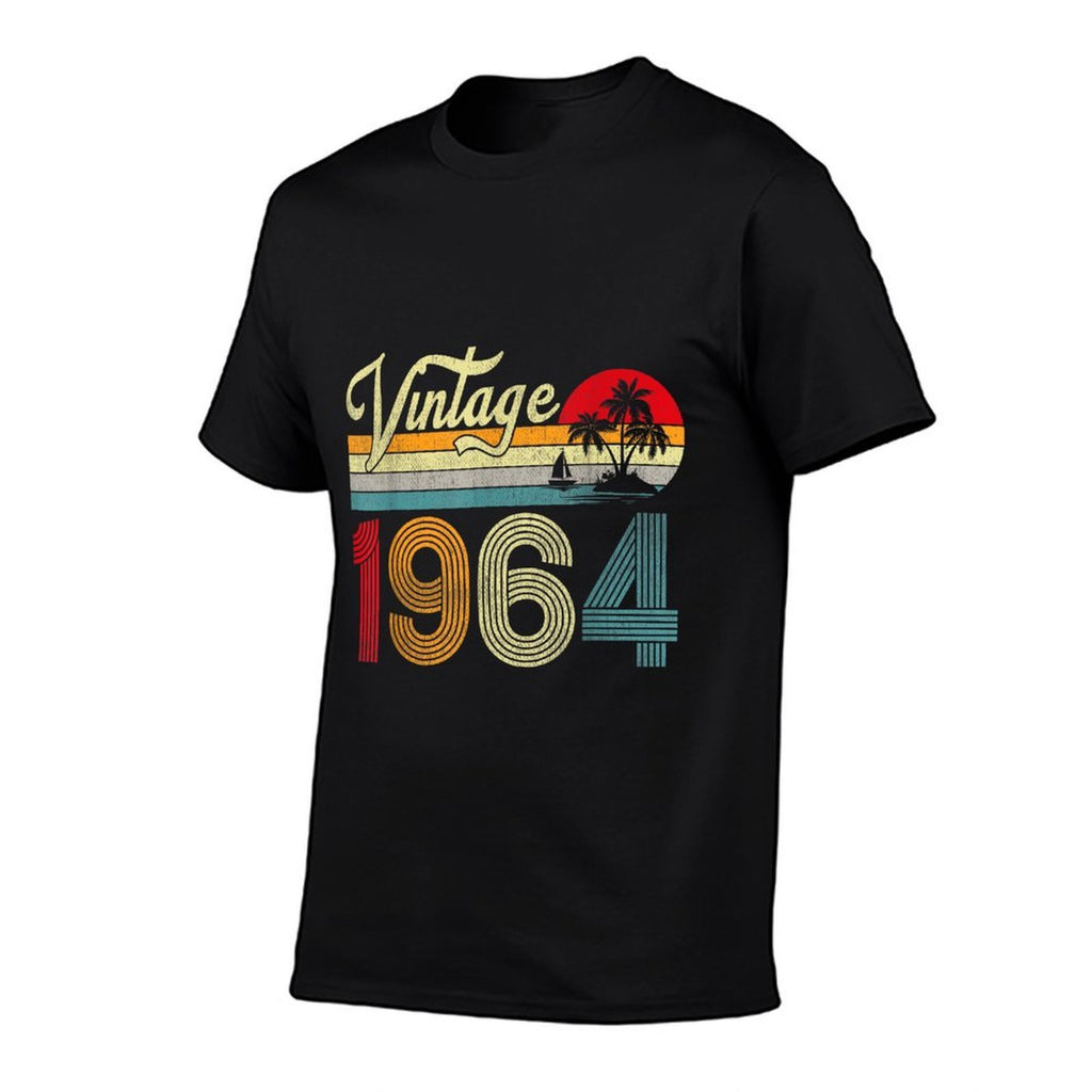 60 Years Old Gift Men Women Vintage 1964 60th Birthday Retro Comfortable T-Shirt