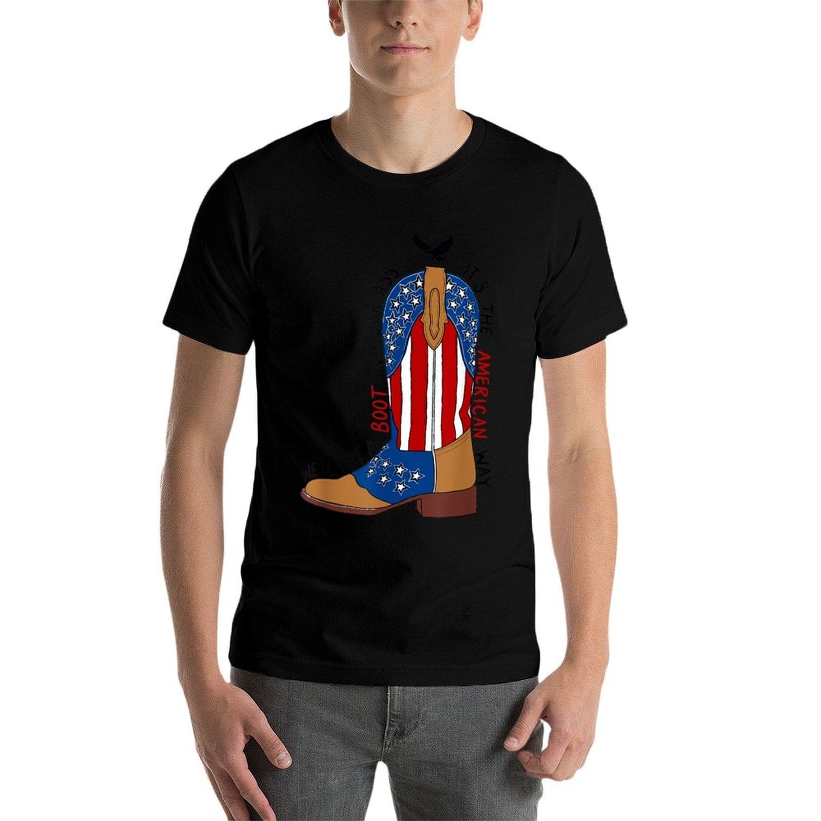Well Put A Boot In Your Ass Western Cowgirl 4th Of July  Relaxed-fit T-Shirt