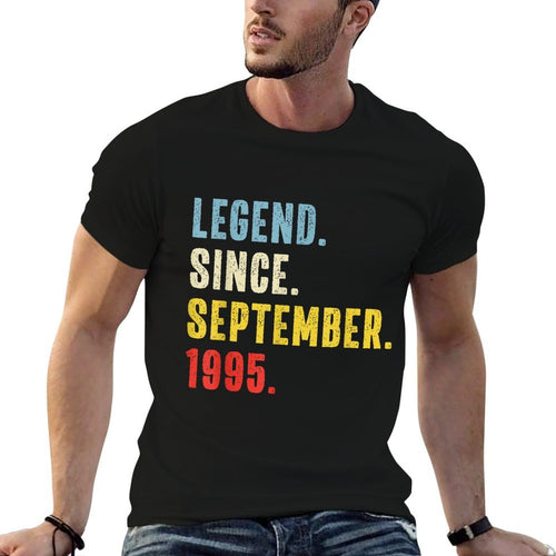 30 Year Old Legend Since September 1995 Retro 30th Birthday  Soft T-Shirt