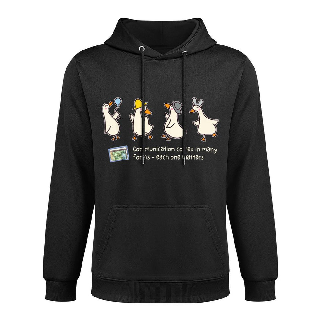 Speech Therapy Speech Language Pathologist SLP Goose Meme Layering Staple Hoodie