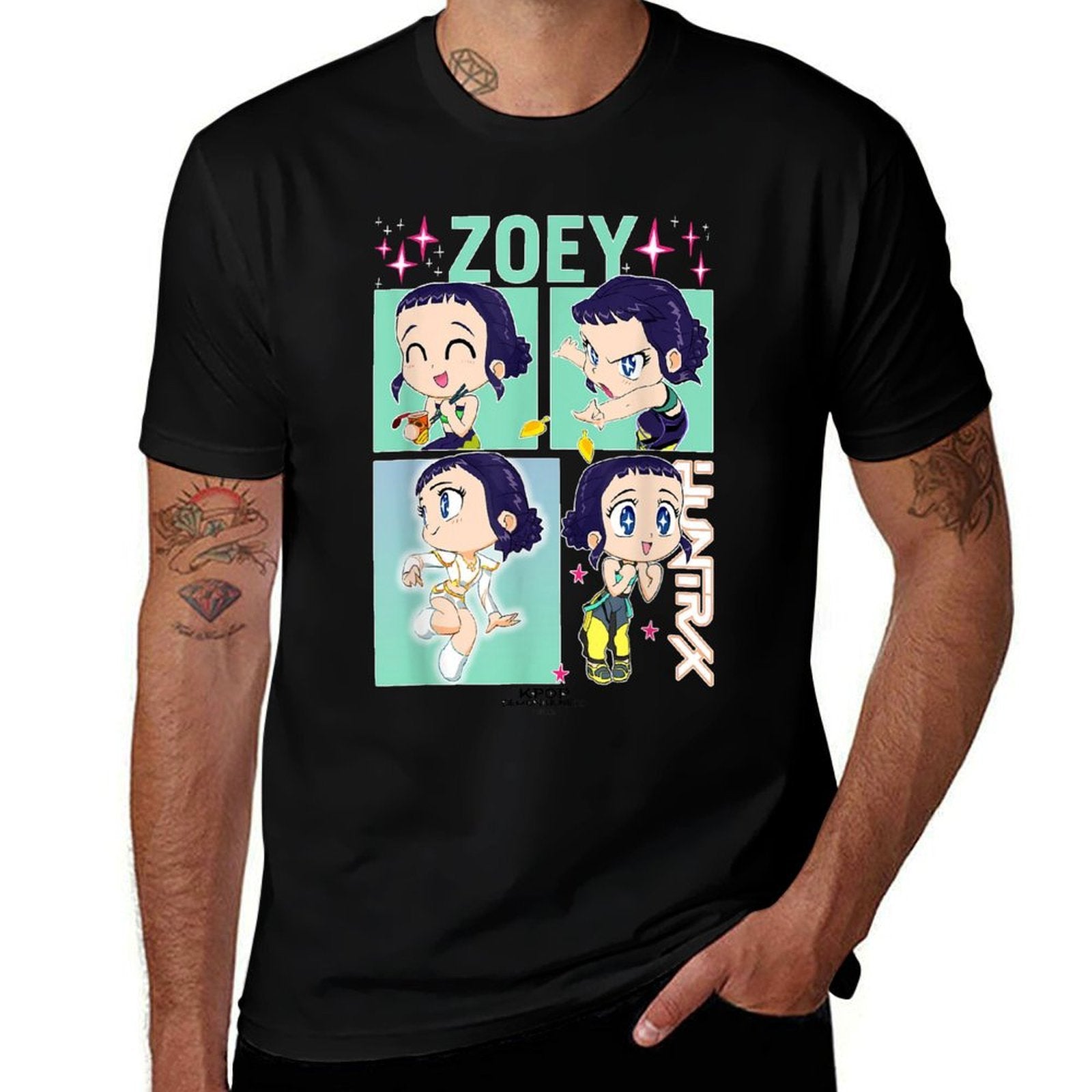 KPop Demon Hunters Zoey Officially Licensed  Relaxed-fit T-Shirt