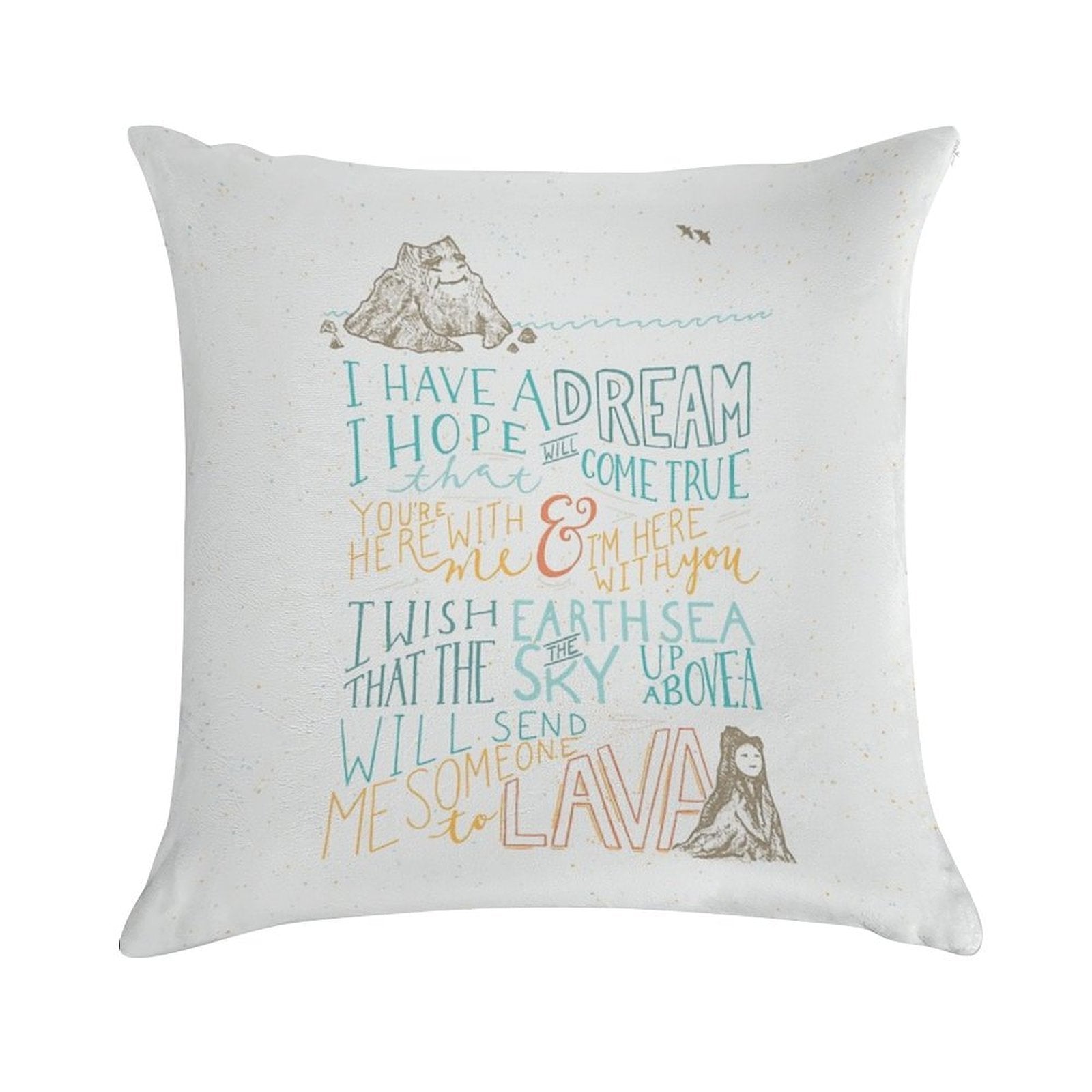 I Lava You Soft Easy Maintenance Throw Pillow