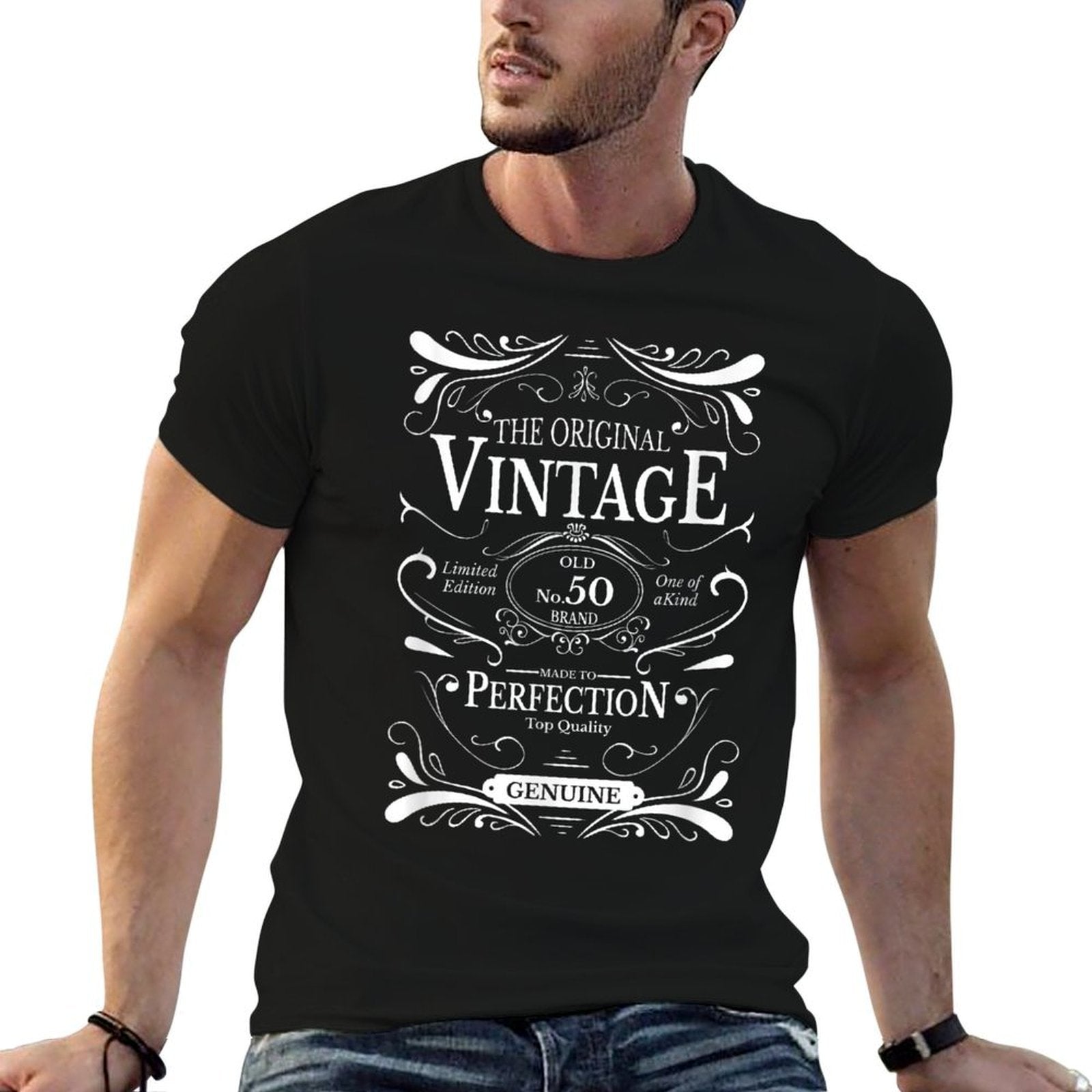 50th Birthday Gift Mom Dad Age 50 Year Old Aunt Uncle  Eco-friendly Material T-Shirt