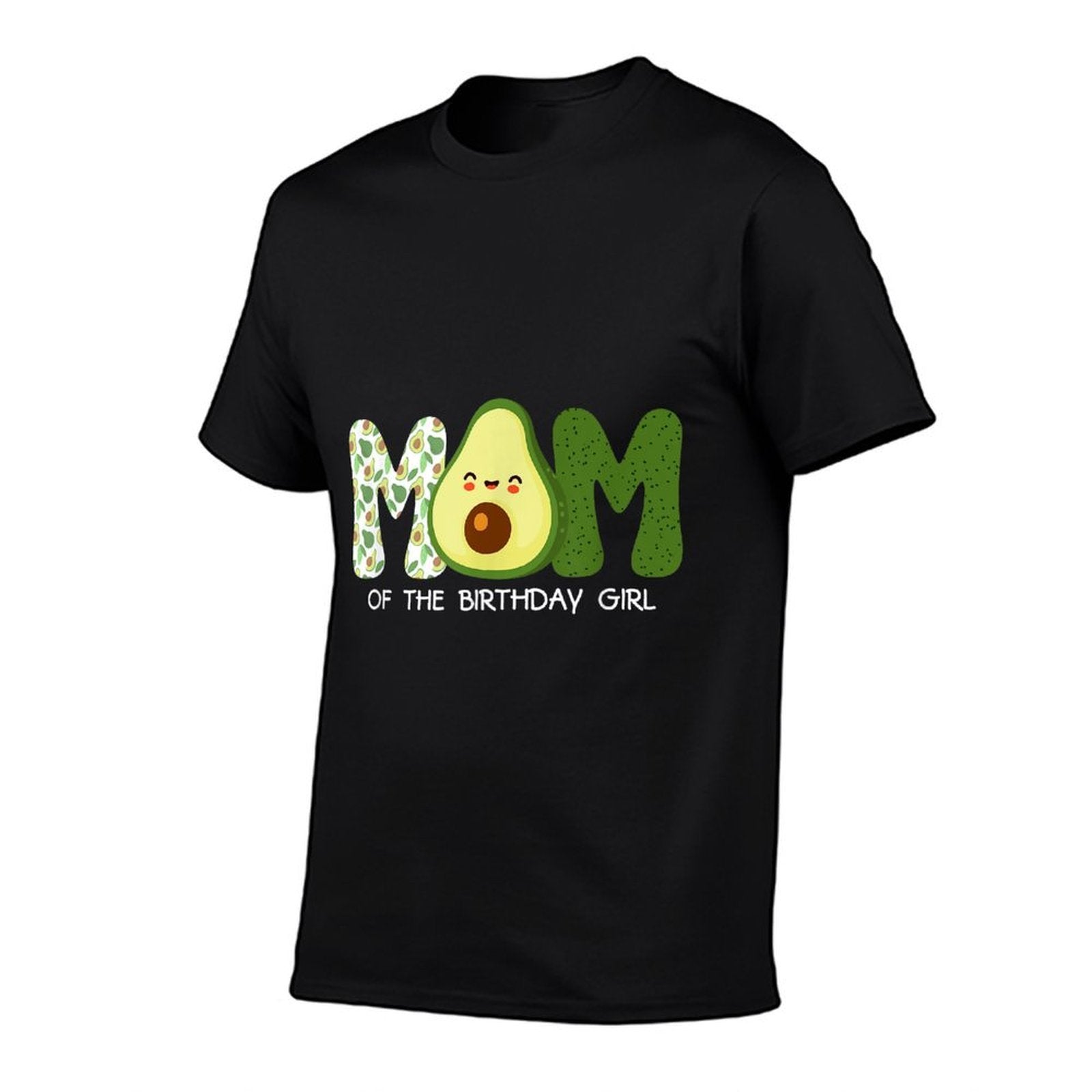 Mom Of The Birthday For Girl Avocado Mom Theme Birthday  Trendy Pattern T-Shirt