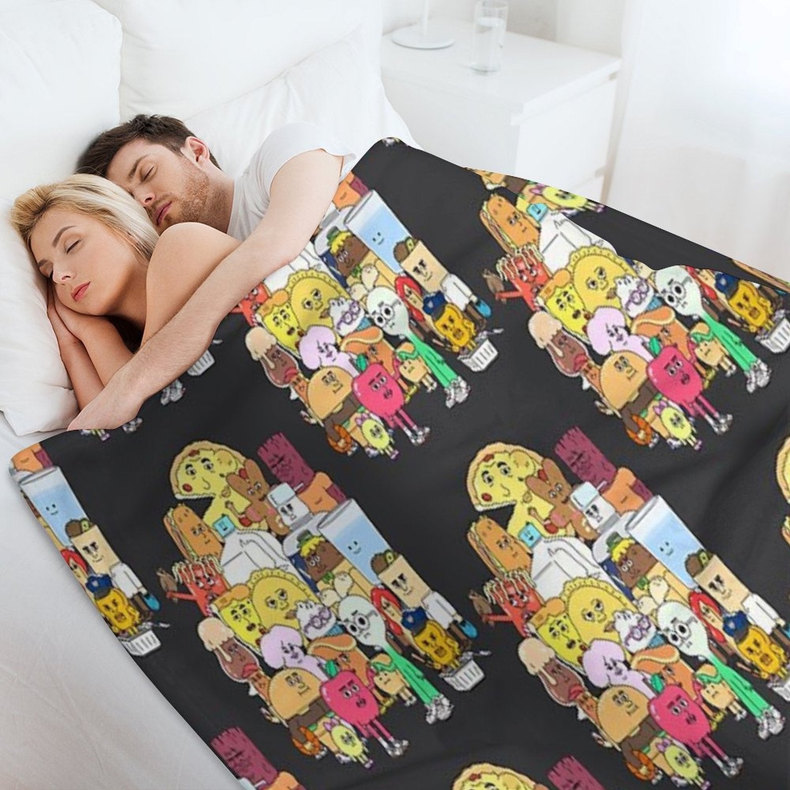 The Apple And Onion Gang Wrinkle-free Throw Blanket