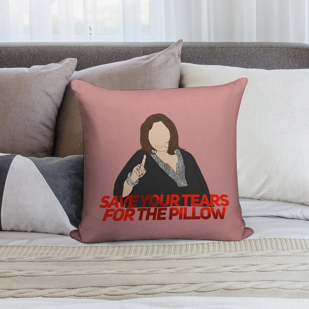 No Crybabies Soft Shrink-Resistant Throw Pillow