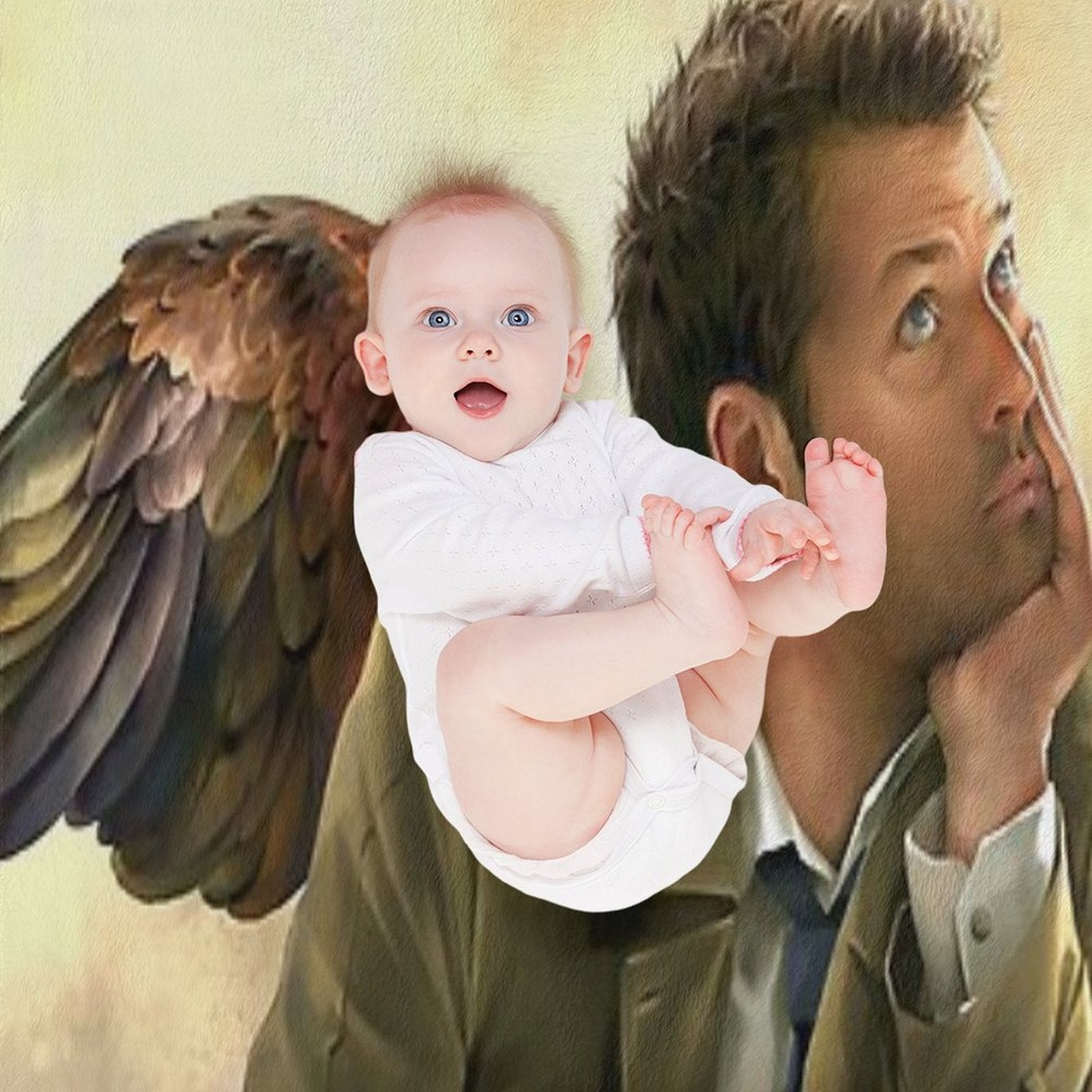 Castiel Renaissance Style Wrinkle-free Throw Blanket