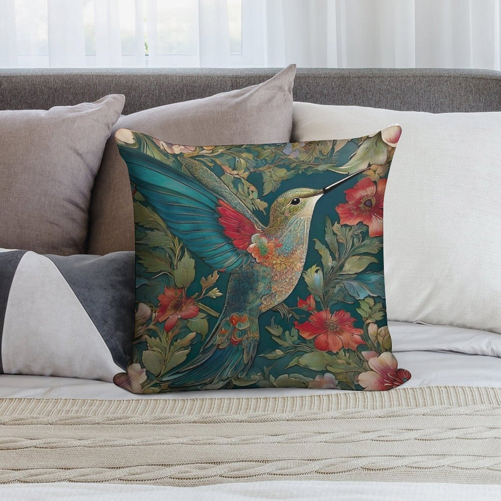 William Morris Hummingbird Artistry Soft Multiple Sizes Throw Pillow