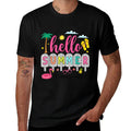 Happy Last Day of School Teacher Kids Hello Summer  Relaxed-fit T-Shirt