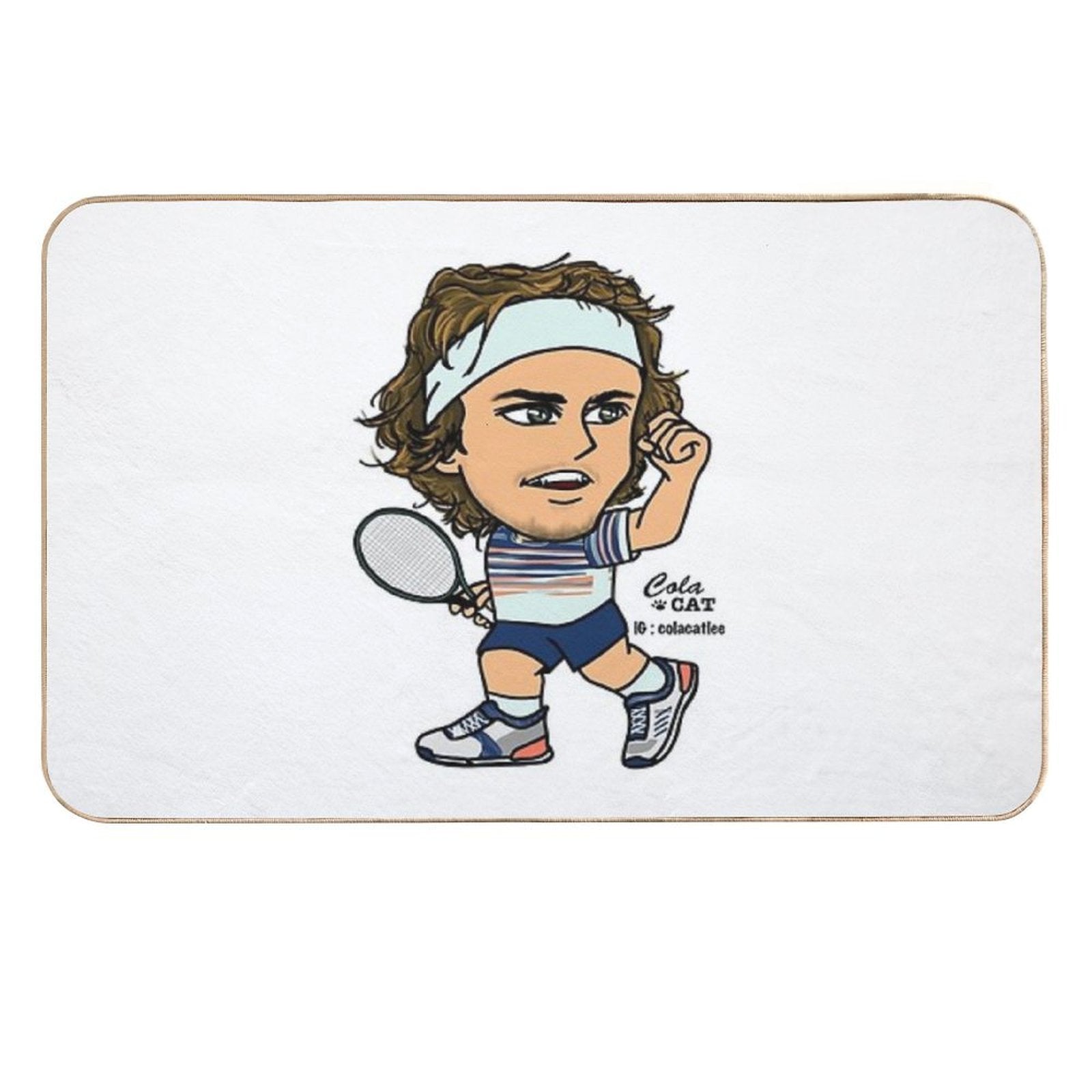 Alexander Zverev  Slip-Resistant Bath Mat