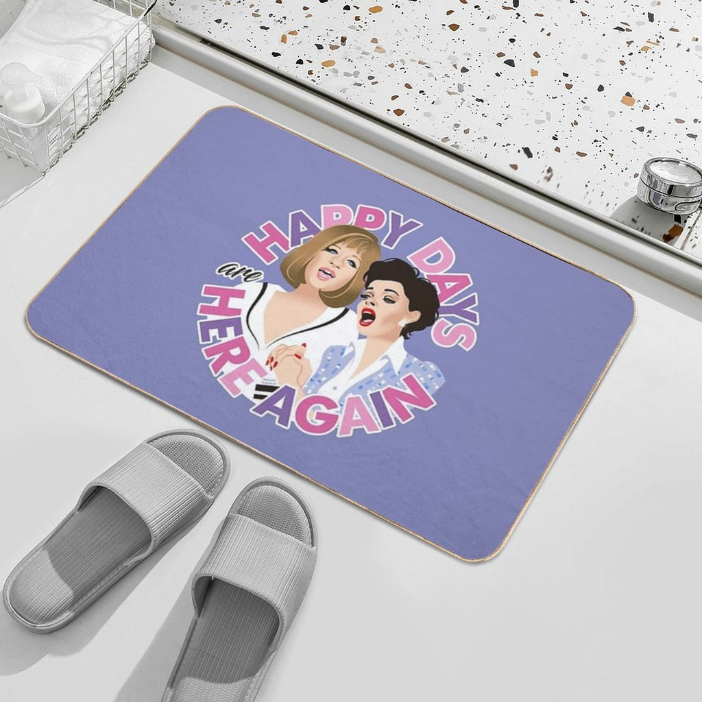 Happy Days  Stain-Proof Bath Mat