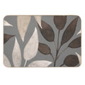 Leaves Design.  Long-Lasting Bath Mat