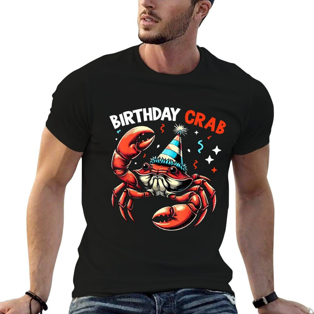 Birthday Crab - Crustacean Animal Lover Beach Seafood  Soft T-Shirt