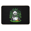 Panda Hippie Stoner  Stain-Proof Bath Mat