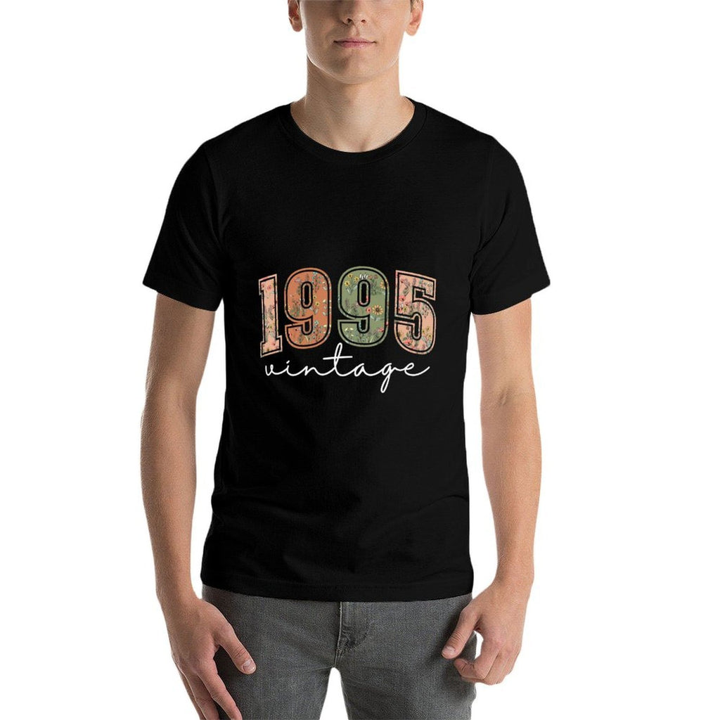 30 Years Old Vintage 1995 30th Birthday Wildflower Women  Easy-care T-Shirt