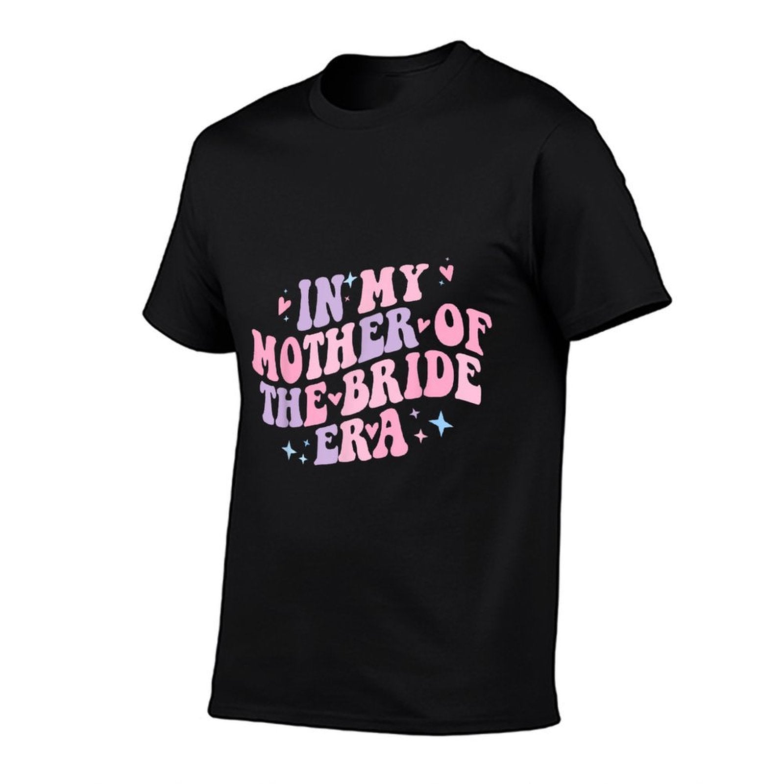In My Mother Of The Bride Era Groovy Bachelorette Party  Heathered Texture T-Shirt