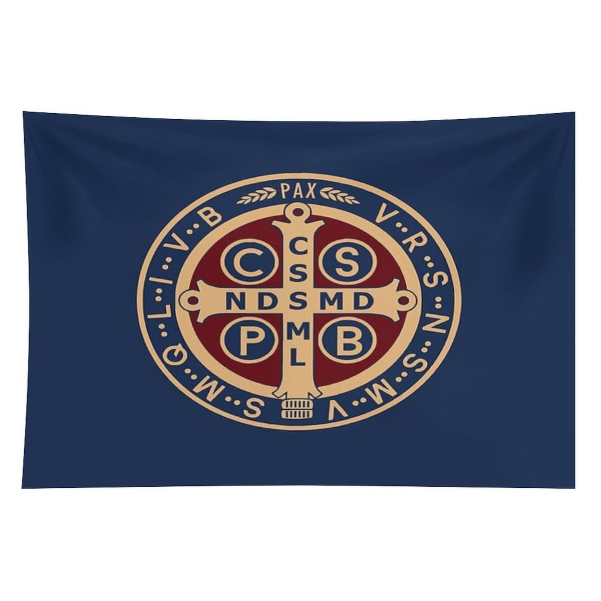 Saint Benedict Medal Tapestry