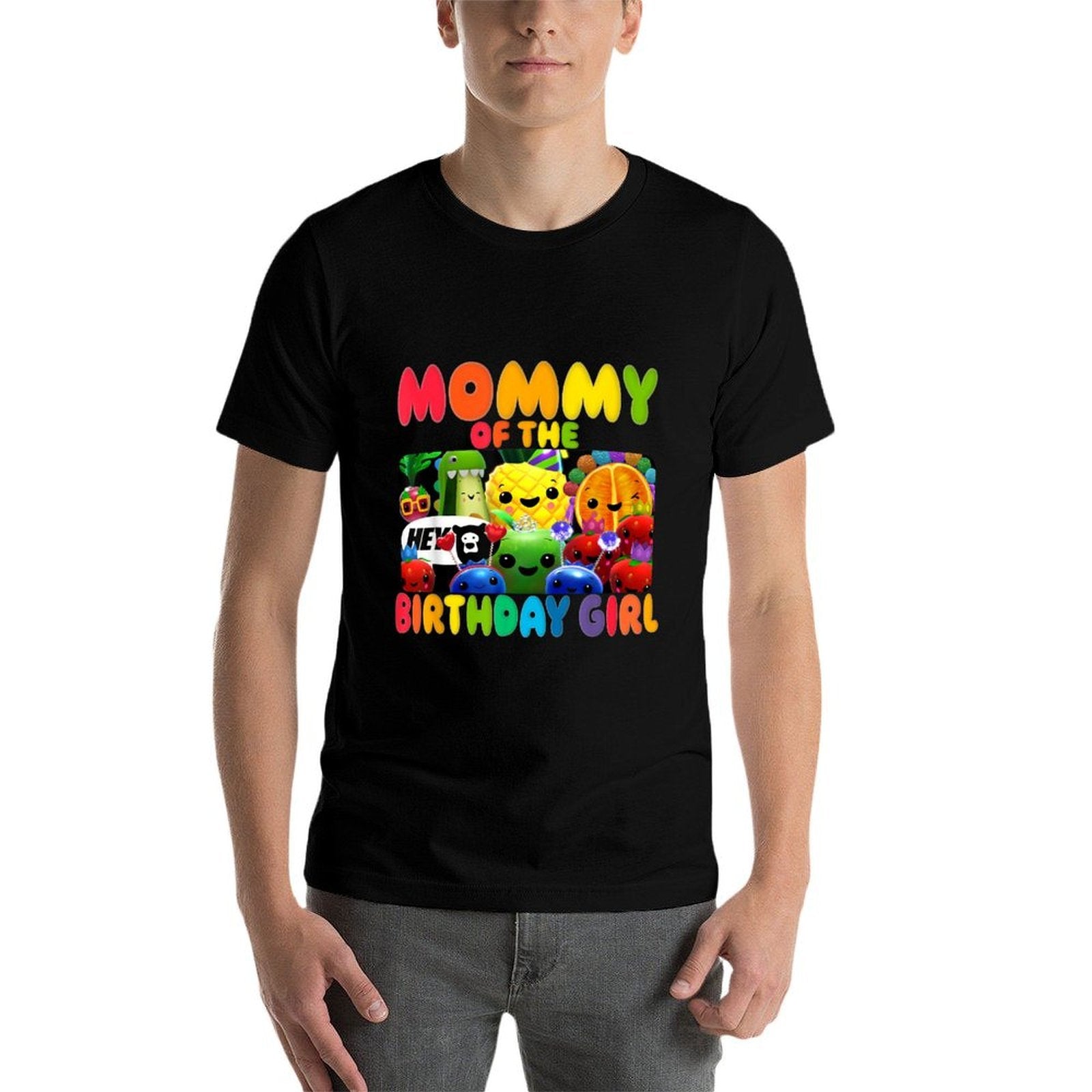 Mommy Of The Birthday Girl Fruit Birthday Family Matching  Summer-ready Fabric T-Shirt
