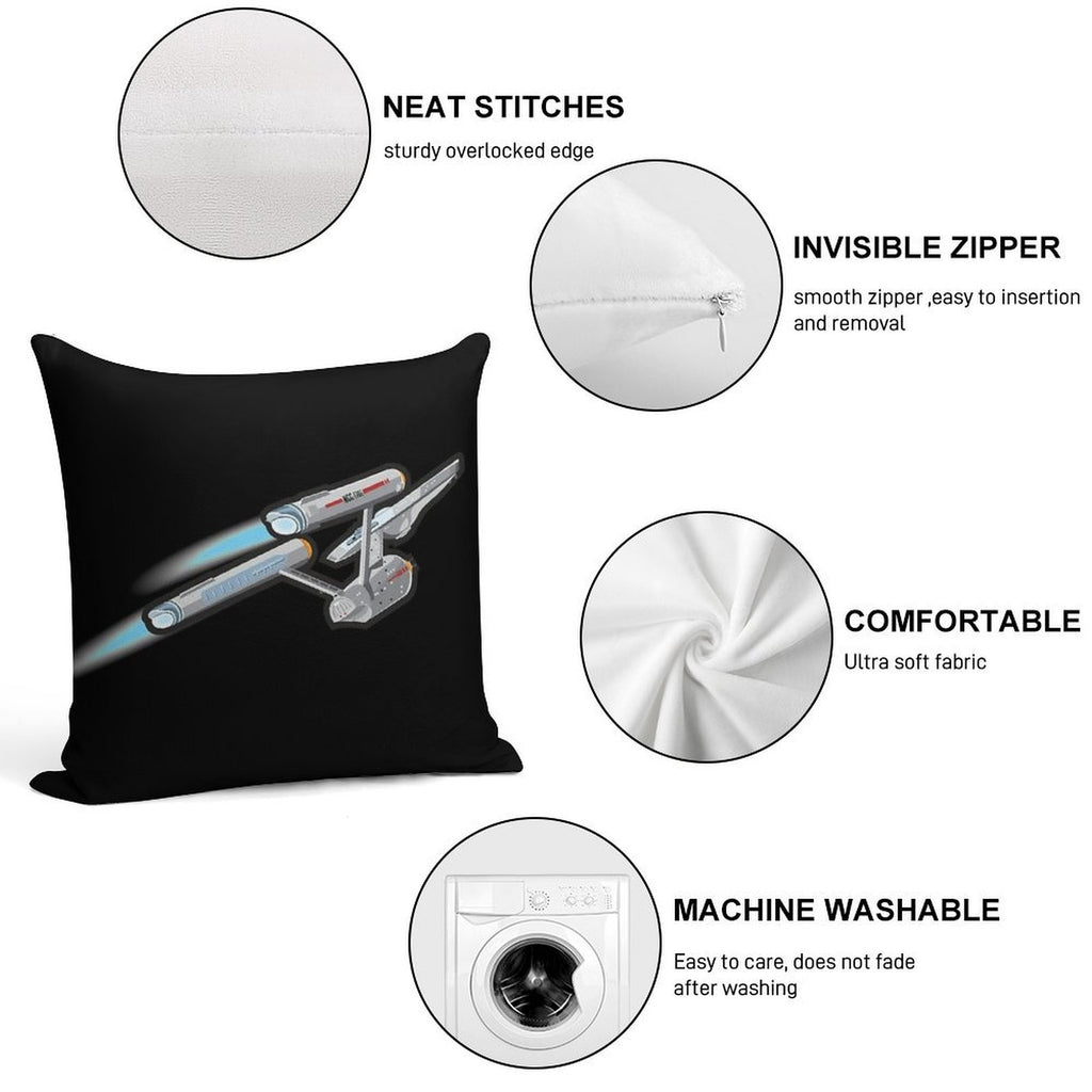 Enterprise Classic Soft Easy Maintenance Throw Pillow