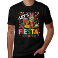 Let's Fiesta Cinco De Mayo Camisa Mexicana Hombre Comfortable T-Shirt