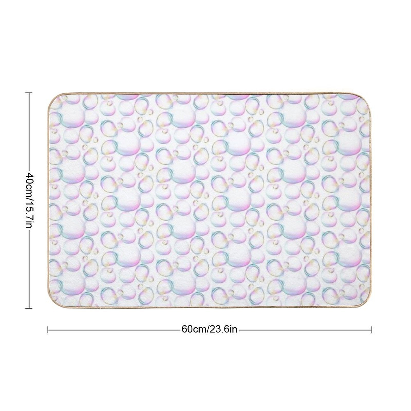 The Magic Bubbles  Non-Slip Bath Mat