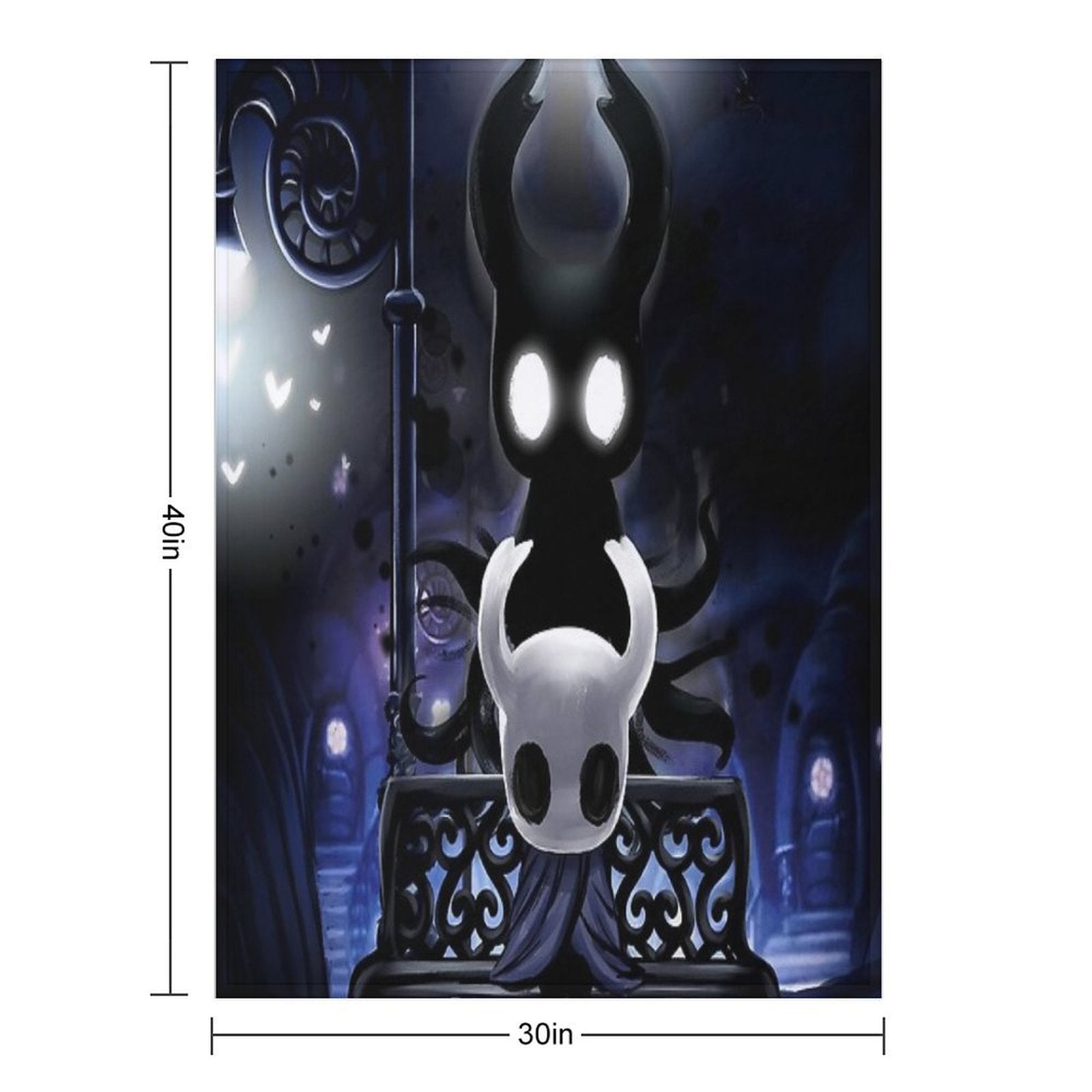Hollow Knight Velvety-soft Throw Blanket