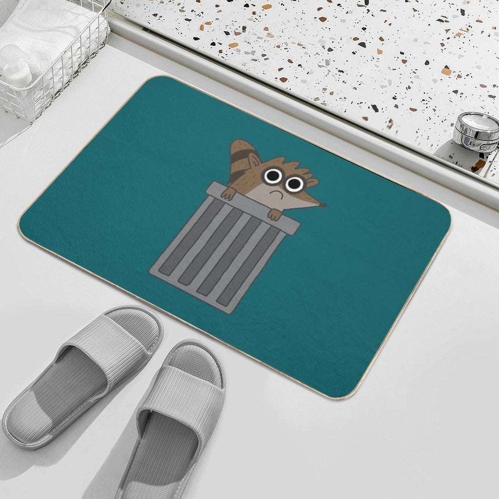 Rigby from Regular Show  Absorbent Bath Mat