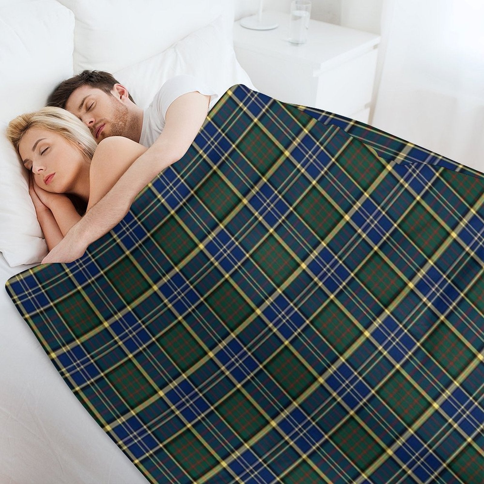 Clan MacMillan Hunting Tartan Eco-conscious Throw Blanket