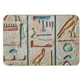 Ancient Egypt Hieroglyph  Slip-Resistant Bath Mat