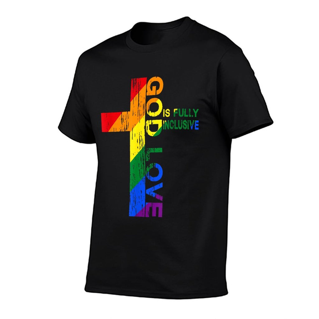 Gods Love Is Fully Inclusive Christian Jesus LGBT Gay Pride  Vintage-inspired T-Shirt