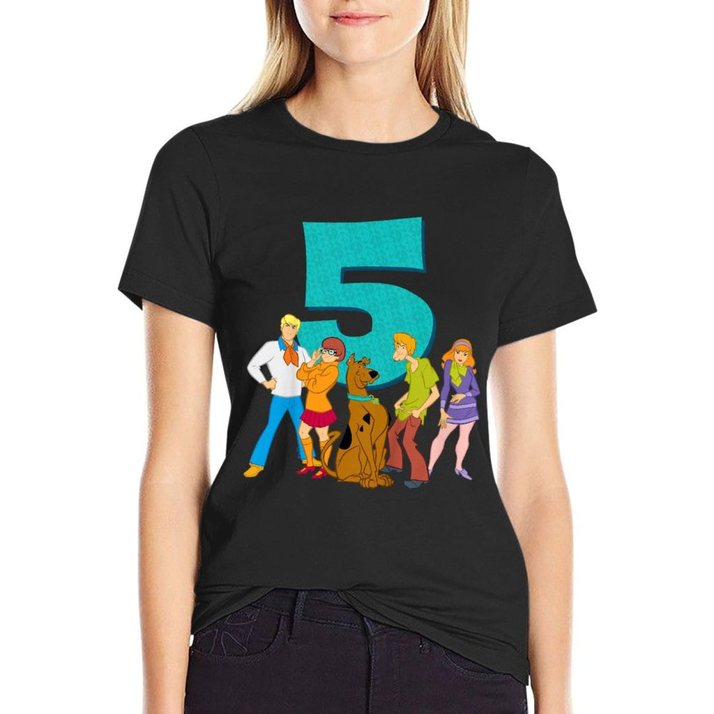 Scooby-Doo 5th Birthday This Meddling Kid Is 5  Quick-drying T-Shirt