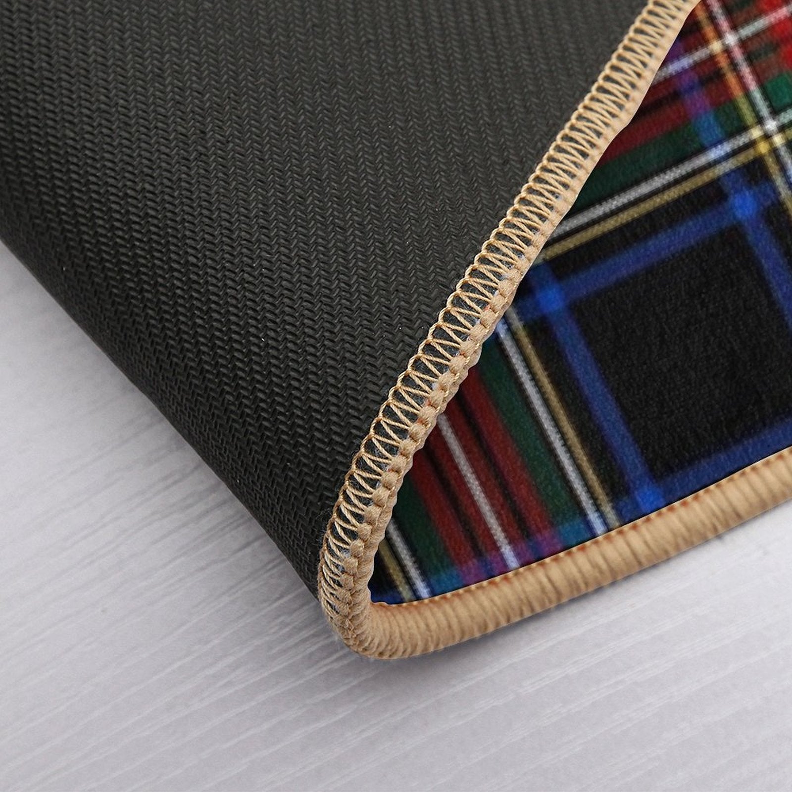 Stewart Black Tartan  Clan Stuart  Cute Tartan  Repositionable Bath Mat