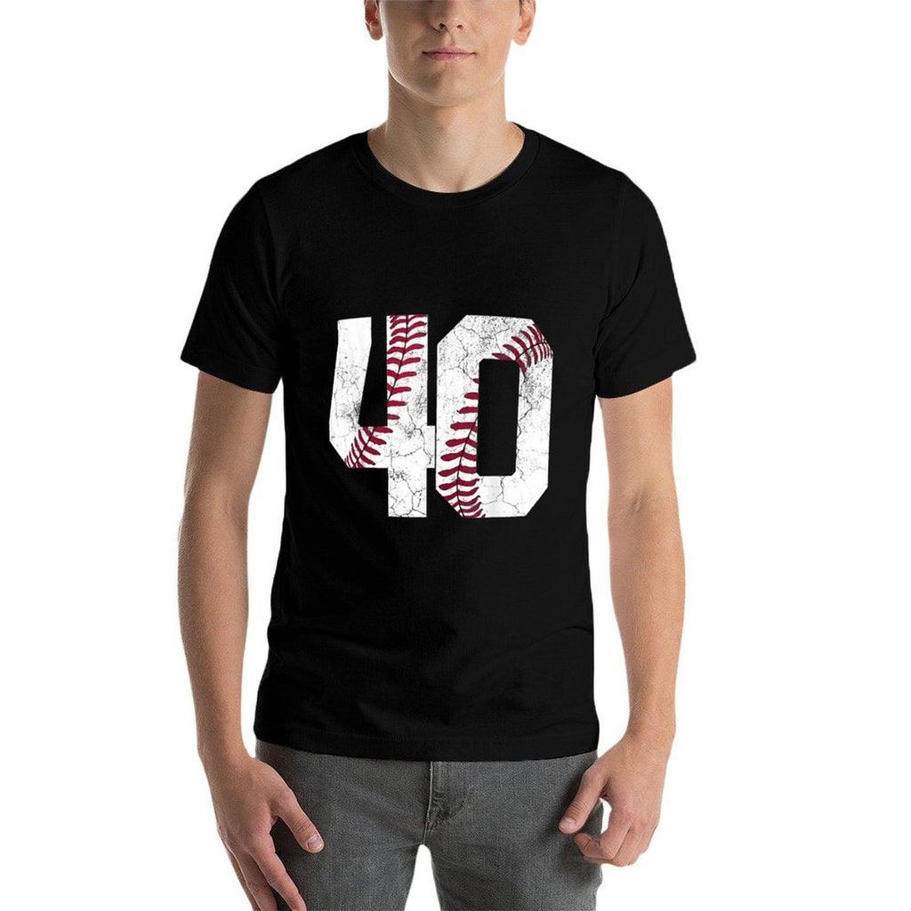 40th Birthday T 1985 Baseball 40 Years Old  High-quality Stitching T-Shirt