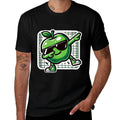 Funny Dab Apple Dancing Dabbing Fruit Meme  Graphic-printed T-Shirt