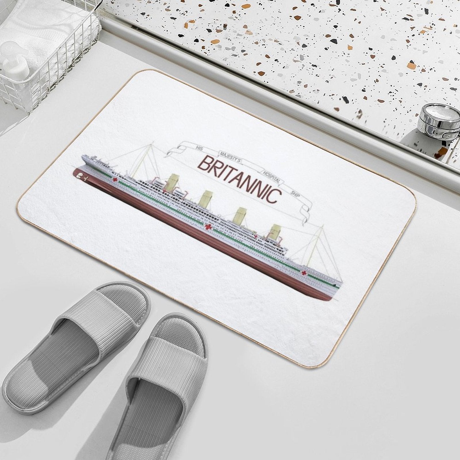 HMHS Britannic  Odorless Bath Mat