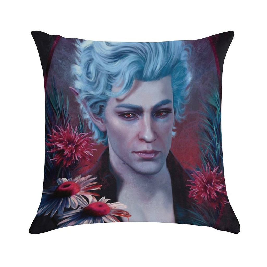 Astarion Portrait Soft Washable Throw Pillow