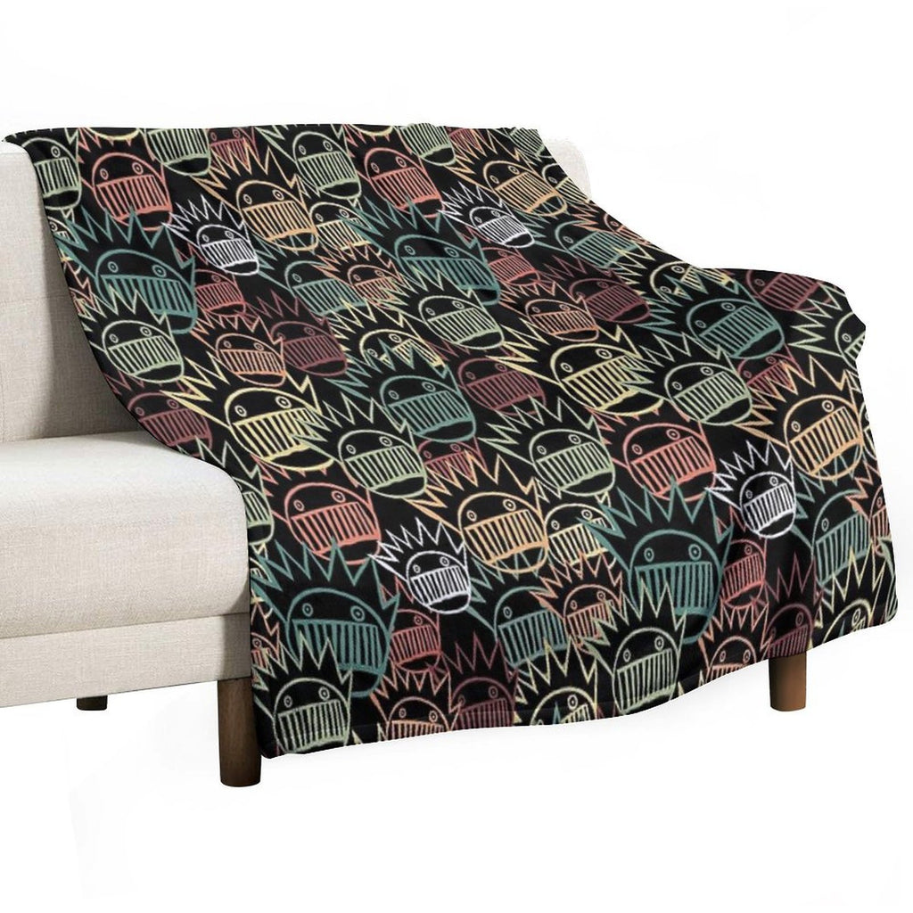 Boognish Pattern Comfort Throw Blanket